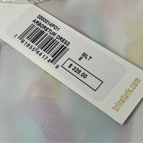 Trina Turk Arboretum Sheath Dress Pastel NWT 8 - Picture 9 of 11